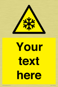 Custom Snowflake Sign